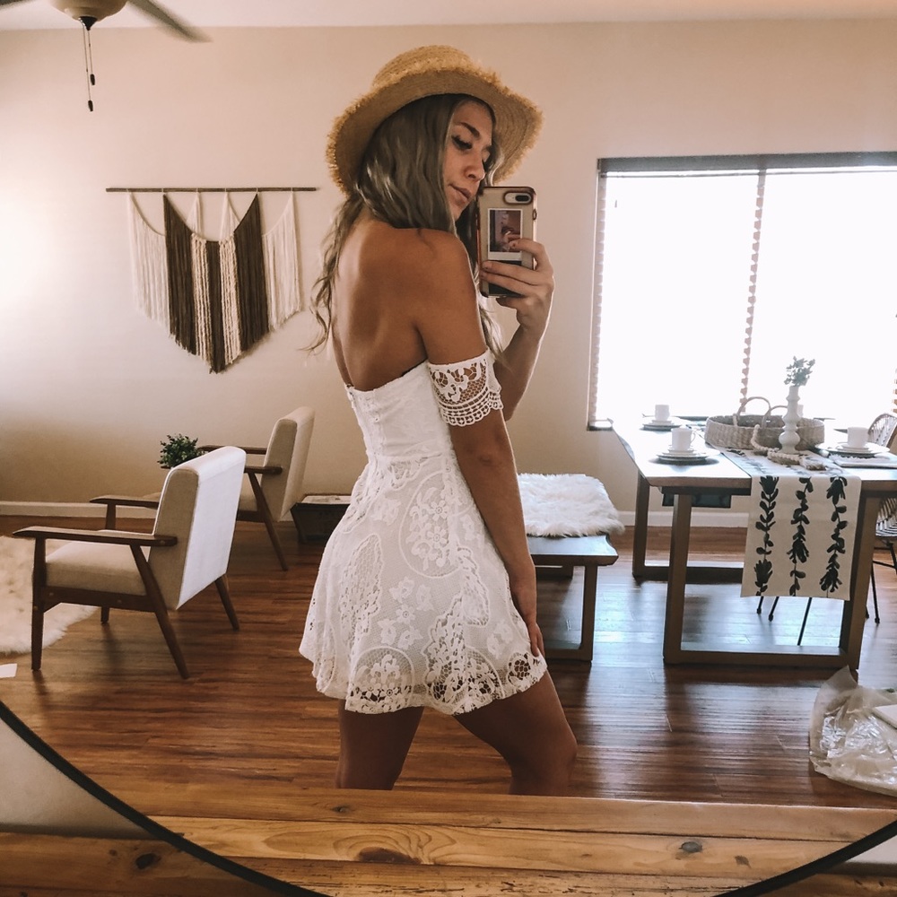 White dress